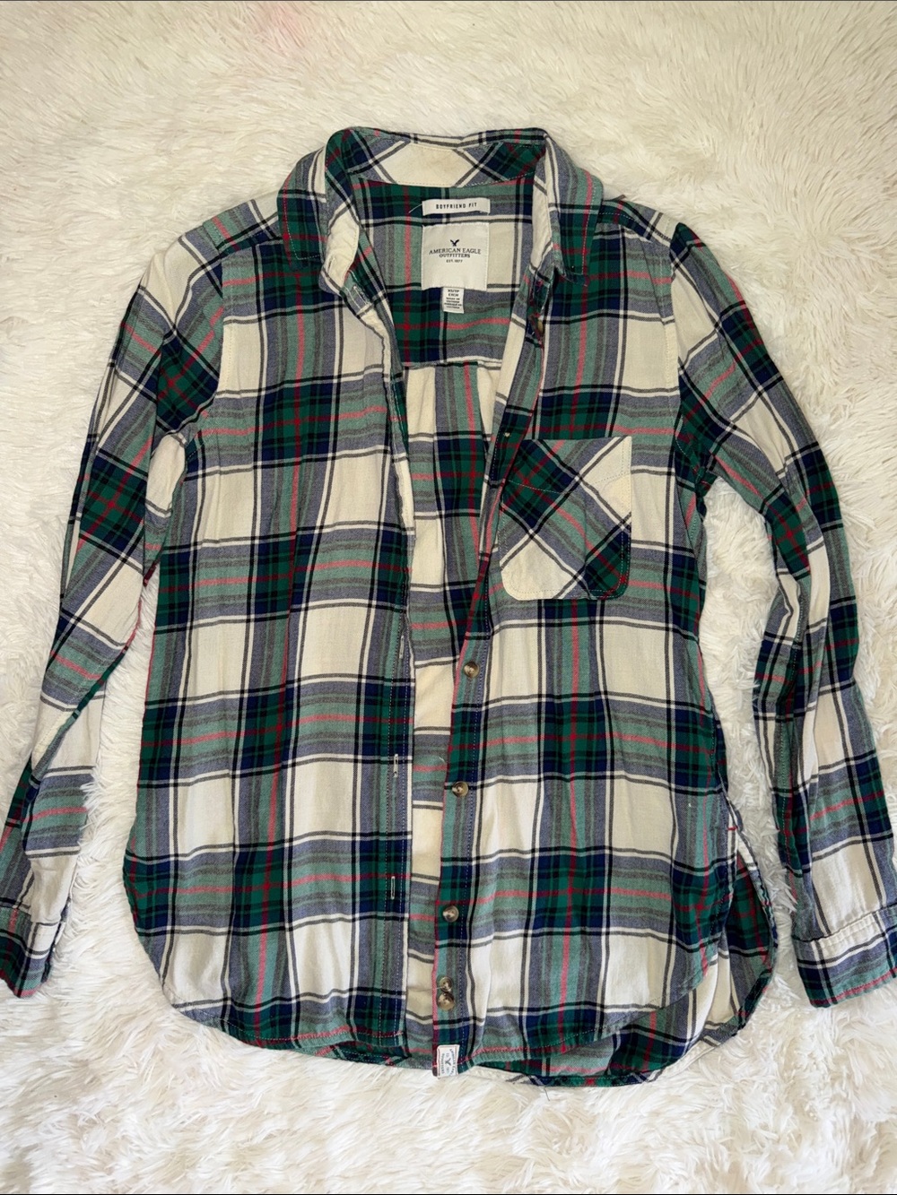 American Eagle Boyfriend Fit Flannel